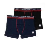 x2 Boxers Noir/Marine Serge Homme Blanco Class3