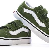 Baskets Vertes Garçon/Fille Vans Old Skool vue 7