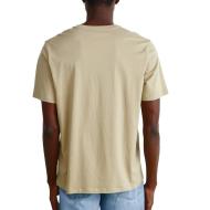 Camiseta beige para hombre de Timberland con insignia en la manga ver 2