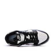Baskets Noir/Blanc Mixte Nike Dunk Low Panda vue 4
