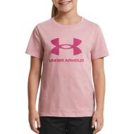 T-Shirt Rose Fille Under Armour Big Logo