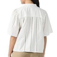 Blouse Blanche Femme YAS 26034470 vue 2