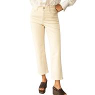 Jean Droit Beige Femme Oraije Solange