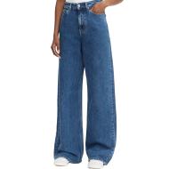 Vaqueros anchos azules para mujer Tommy Hilfiger Claire Wide barato