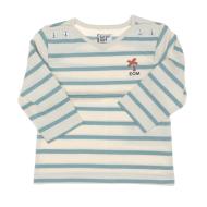T-Shirt Blanc/Bleu Garçon EOM Eloris