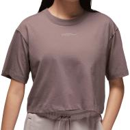 T-shirt Marron Femme Nike Boxy pas cher