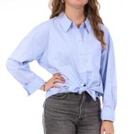 Chemise Bleu à Rayures Femme Vero Moda Diana pas cher