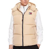 Doudoune sans manche Beige Homme Tommy Jeans Alaska pas cher