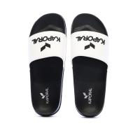 Claquettes Blanc/Noir Homme Kaporal Baporal vue 3