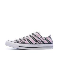 Baskets Rose/Blanche Femme Converse OX pas cher