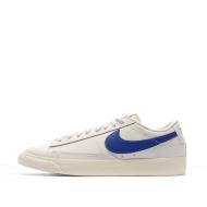 Baskets Blanches/Bleu Homme Nike Blazer Low Leather pas cher