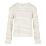 Pull Beige/Blanc Femme Morgan MTIGRA vue 3