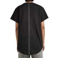 T-shirt Noir Femme G-Star Raw Long Slit vue 2
