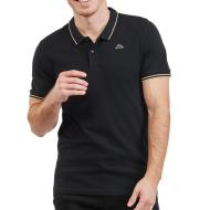 Polo Noir Homme Kappa Ezio