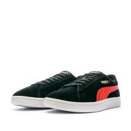 Baskets Noir/Rouge Homme Puma Smash V2 vue 6