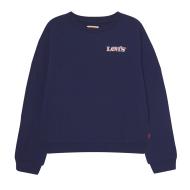 Sweat Marine Fille Levi's 4ED497 pas cher