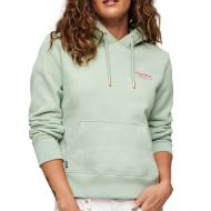 Sweat Capuche Vert Femme Superdry Essential Logo
