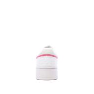 Baskets Blanches/Roses Femme Adidas Hoops 3.0 Bold vue 3