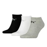 Chaussettes Blanc/Noir/Gris Homme Puma Sneaker pas cher