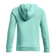 Sweat à Capuche Turquoise Garçon Under Armour Rival Fleece vue 2