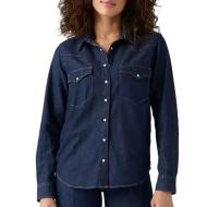 Levi's The Ultimate Western Damenhemd in Rohblau Ansicht 2