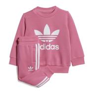 Survêtement Rose Fille Adidas Crew Sweatshirt pas cher