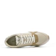 Baskets Beige Homme Calvin Klein Jeans Retro Runner vue 4