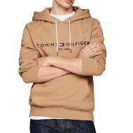 Sweat à Capuche Beige Homme Tommy Hilfiger Logo Hoodie