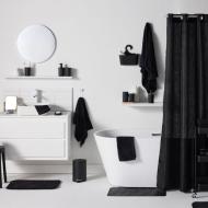 Tapis Noir/Blanc Utility Mémoire De forme 40x60 vue 2