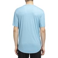 T-shirt Bleu Homme Adidas HS3263 vue 2