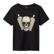 T-shirt Noir Garçon Name It Tantan pas cher