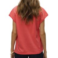 T-Shirt Rose Femme Vero Moda Dubarry vue 2