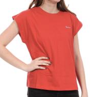 T-shirt Rouge/Orange Femme Pepe jeans Bloom