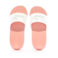Claquettes Blanches/Roses Fille Puma 20 372313-34 vue 3