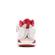 Baskets Écru/Rouge Garçon Nike Jordan 91 vue 3