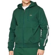 Sweat Zippée Vert Homme Lacoste SH1209 pas cher
