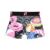 Boxer Rose Fluo Enfant Freegun Swimming Pool vue 2