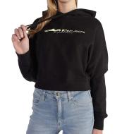Sweat Noir Femme Calvin Klein Slogan