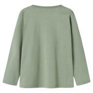 T-Shirt Manches Longues Vert Garçon Name it Plasse vue 2