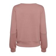Sweat Rose Femme Pieces Niva vue 2