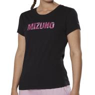 T-shirt Noir Femme technique Mizuno Athletic pas cher
