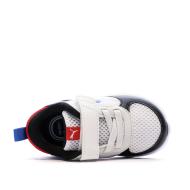 Baskets Blanc/Noir Garçon Puma Fun Racer 2 Ac+ vue 4