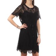Robe Noir Femme Teddy Smith R-dentelle pas cher