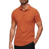 Polo Orange Homme Superdry Classic Piques