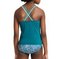 Maillot de bain 2 pièces Bleu Fille Nike Spiderback Tankini vue 2