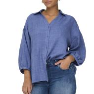 Chemise Bleu Femme Only Carmakoma Katie pas cher