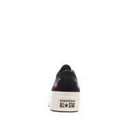 Baskets Noirs Femme Converse All Star Lift Platform Cherries vue 3