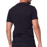 T-shirt Noir Homme Calvin Klein Jeans Monologo0GK vue 2