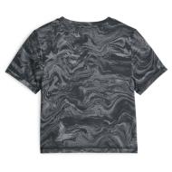 T-shirt Fille Noir/Gris Puma Marbelized vue 2