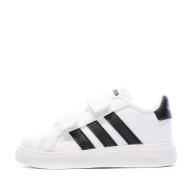 Baskets Blanc/Noir Bébé/Garçon Adidas Grand Court 2.0 pas cher